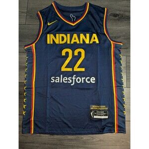 Caitlin Clark #22 Indiana Fever Stitched Blue Jersey Size Small 44